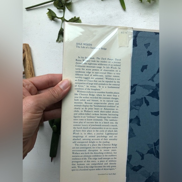 Idle Weeds: The Life of Sandstone Ridge by David Rains Wallace, hardcover ex lib - Picture 12 of 17